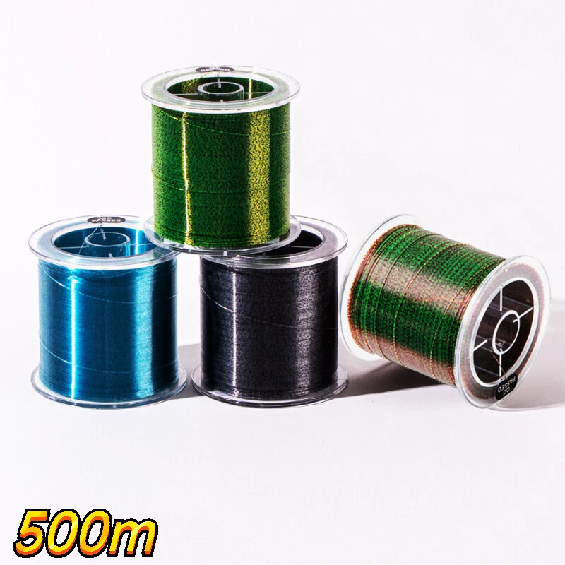 500M 3D linha de pesca descolorida manchada isca biônica invisível linhas fortes duráveis - Imagem 3 de 4