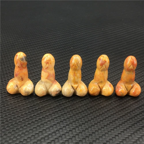 Wholesale Natural mix mini Penis Carved quartz Crystal Massager Wand Healing - Picture 264 of 296