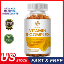 Vitamin B Complex Capsules Immune Boost Energy Metabolism Vitamin B3 B6 B9 B12