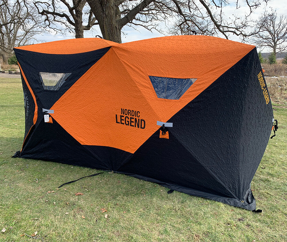 Nordic Legend Aurora Double Hub 6 Person Tent Ice Fishing Shelter eBay
