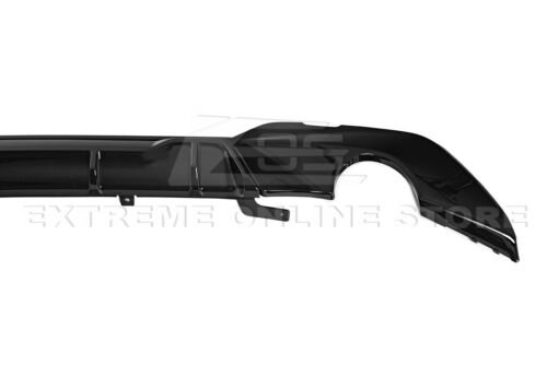 For 19-Up BMW G20 330e 330i | M-Performance GLOSSY BLACK Rear Bumper Diffuser - Picture 11 of 11