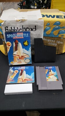 CIB SPACE SHUTTLE PROJECT NINTENDO NES VIDEO GAME COMPLETE IN BOX PROTECTOR CASE