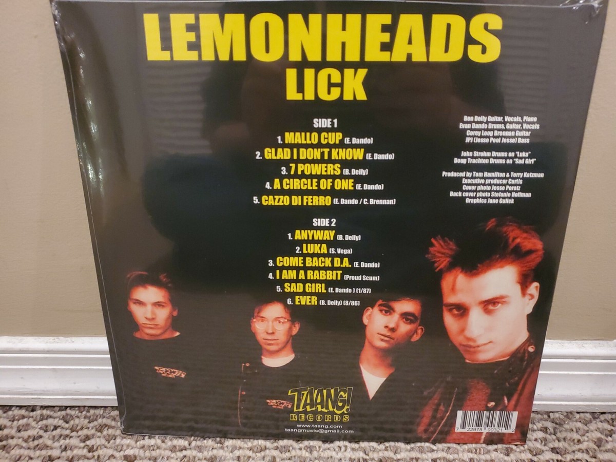 Lick by The Lemonheads (Vinyl Record, Taang!) New Sealed
