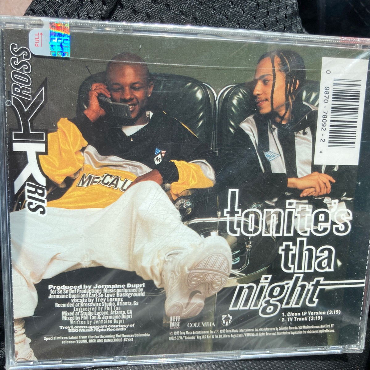 Tonite's Tha Night [Single] by Kris Kross NEW Sealed CD Clean LP