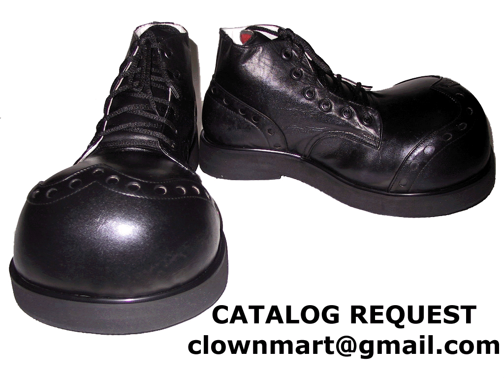 Leather clown shoes for sale deals