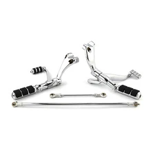 Forward Control Foot Pegs Levers Linkages For Harley Sportster XL 1200 883 04-13