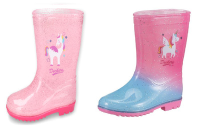 Dockers by Gerli Mädchen Boots Stiefel Gummistiefel mit Motiv Einhorn