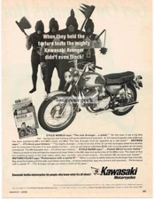 1968 Kawasaki Avenger 350 Motorcycle Vintage Ad 