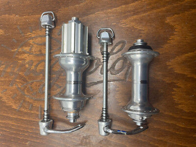 Vintage NOS Campagnolo 9 or 10 Speed Record 32 Hole Hub Set