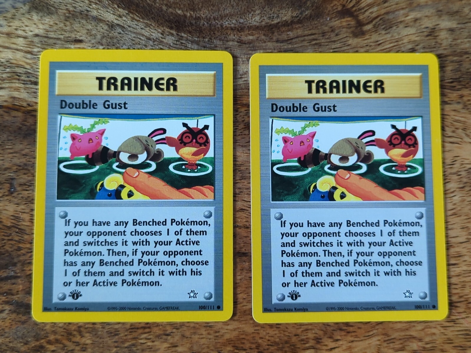 1x Pokémon TCG Double Gust Neo Genesis 100 Regular 1st Edition MINT PRISTINE