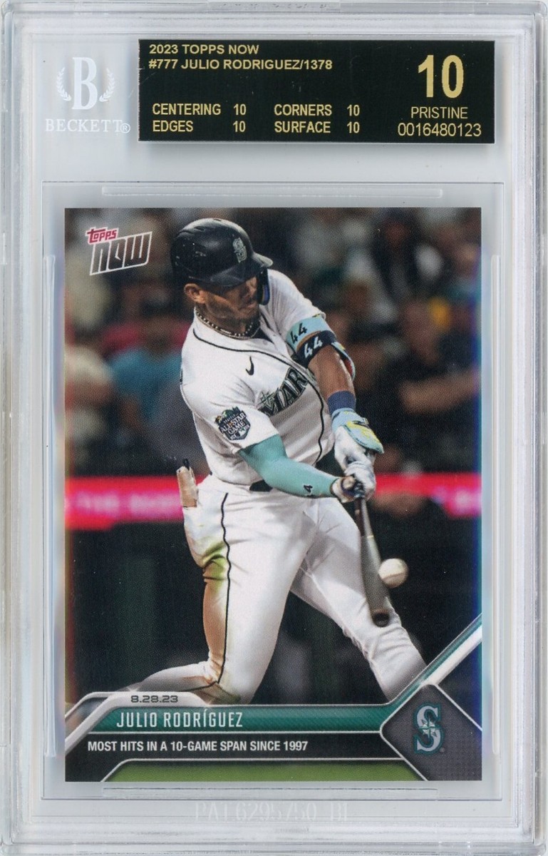 2023 TOPPS NOW MLB #777 JULIO RODRIGUEZ - BGS EXQUISITE