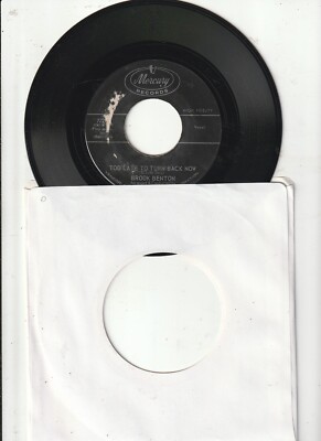 45  -Brook Benton - Another Cup Of Coffee / Too Late To Turn Back Now On