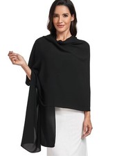Chiffon Shawl and Wraps for Women Warm Scarves Wedding Evening Bridal Pashmina