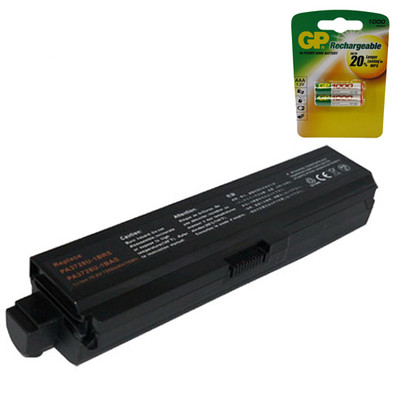 Powerwarehouse Toshiba PABAS230 Laptop Battery - 12 Cell Free AAA Battery