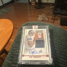 2016 Rookies & Stars Dak Prescott Dress For Success Rookie Patch Auto /49 Sealed