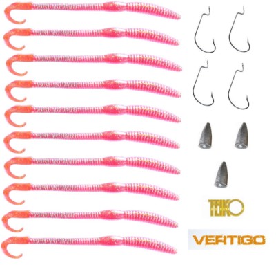 vibro worm col. grh pesca spinning black bass vermoni artificiali gomma tp vibro worm col. grh pesca spinning black bass vermoni artificiali gomma tp