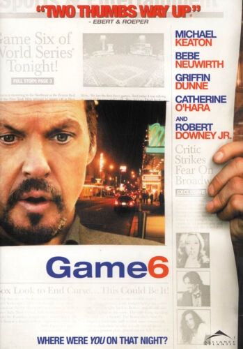 GAME 6 NEW DVD MICHAEL KEATON - Bild 1 von 2