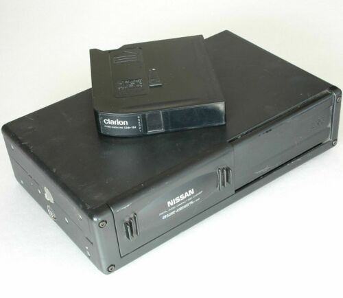 NISSAN OLD SCHOOL 6 DISC CD CHANGER + CARTRIDGE BY CLARION PN2050U - AS-IS