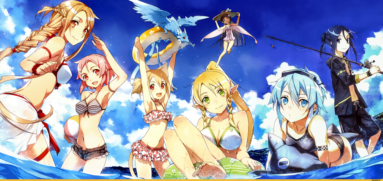 Anime sword art online ayano keiko asada shino shinozaki Playmat Gaming Mat Desk