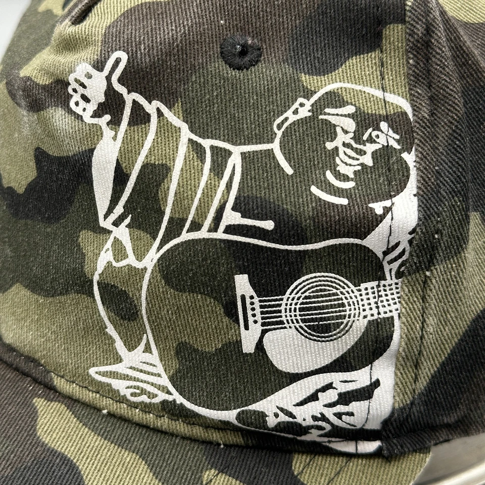Gorra True Religion Camuflada Adulto Snapback Gorra Verde Camuflaje Guitarra Buda Foto 2 de 4