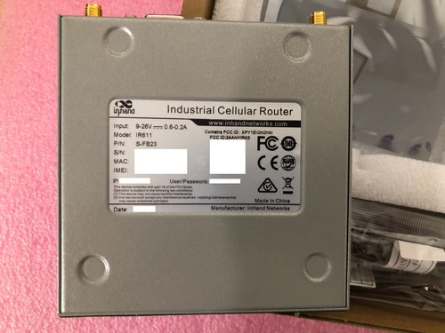 INHAND IR611-S-FB23 LTE Cat 1 Industrial Router Industrial Cellular Router - Picture 4 of 6