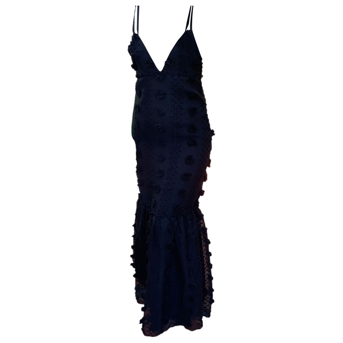 MASSIMO DUTTI RAISED DOUBLE-STRAP LONG DRESS STUDIO REF MASSIMO DUTTI RAISED DOUBLE-STRAP LONG DRESS STUDIO REF