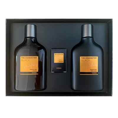 Vonin The Character Black Signature Special Set Men's Skincare (Toner,Emulsion)
