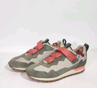 Merrell Alpine Cross Sneaker Strap Hiking Sage Green Pink Women's 5 Suede J95390