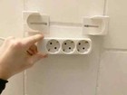 Power Strip Wall Mount – Holder for 47mm Extension Leads | Space Saver