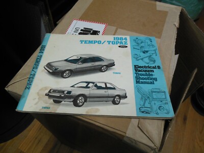 Factory 1984 Tempo/Topaz Electrical & Vacuum Trouble Shooting Manual