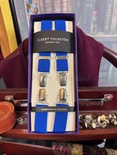 Unique and Rare Albert Thurston Braces Suspenders Not standard production i...