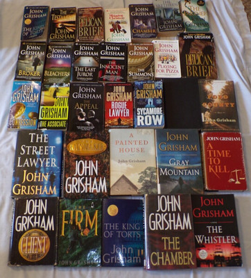 Lot 31 John Grisham Books Rainmaker Pelican Brief The Client Firm 1st Editions