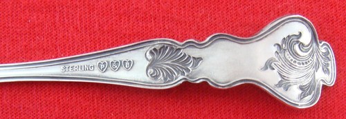 Pond Lily by Paye and Baker Sterling Silver Sardine Fork 9-Tines, 5 1/4" no mono - Picture 4 of 5