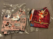 KIDS FACE MASK SET UNISEX MICKEY MOUSE AND WONDER WOMAN