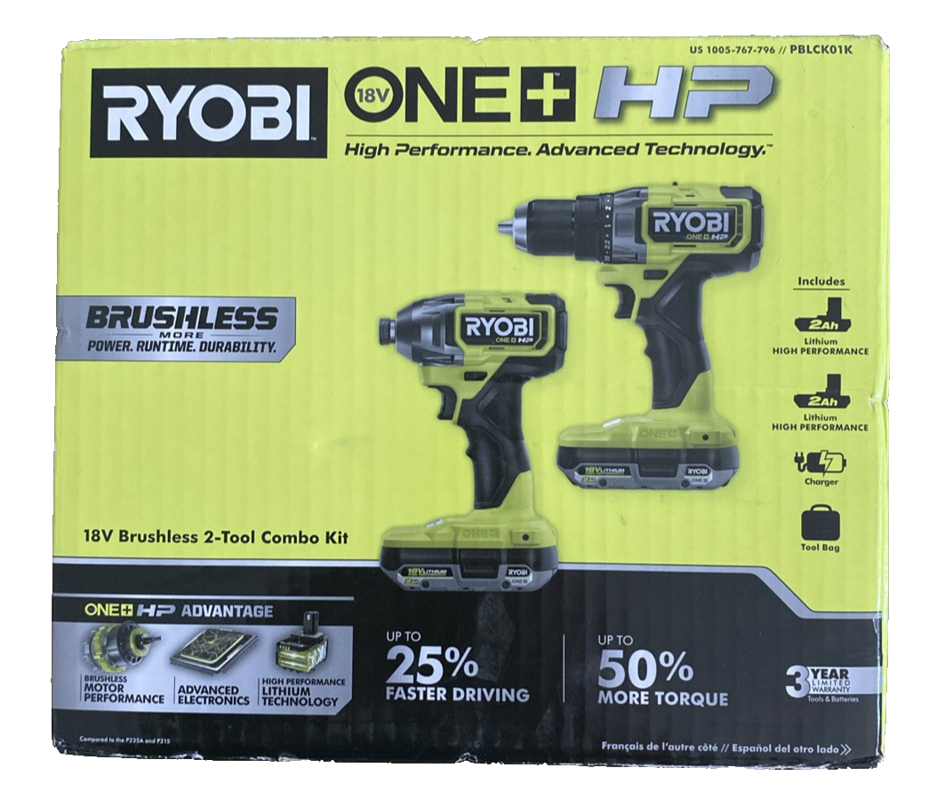 One+ Hp Ryobi Cordless Impact 18V ONE+ HP Compact Brushless 4-Mode