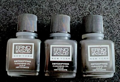 ERNO LASZLO Detoxifying Cleansing Oils (Lot Of 3) 15ML/0.5 fl oz Each-(NEW)