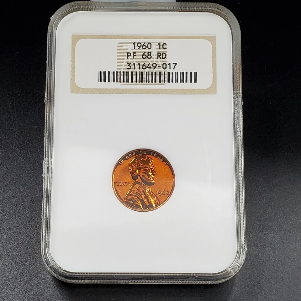 1960 P Complete 6 Coin Proof Set NGC Graded Brown Label PF 66 68 64 67 1 Fat Cas - Image 3 of 4