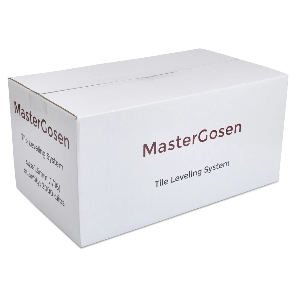 MasterGosen Tile Leveling System - 1/16" (1.5mm) Clips, 2000-Pack - Image 2 of 4