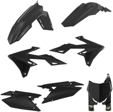 Cycra 5-Piece Replica Body Kit - Black Motorcycle Dirt Bike 1CYC-9430-12