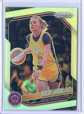 2025 Panini Prizm WNBA Silver NO. 132 Julie Vanloo, Los Angeles Sparks