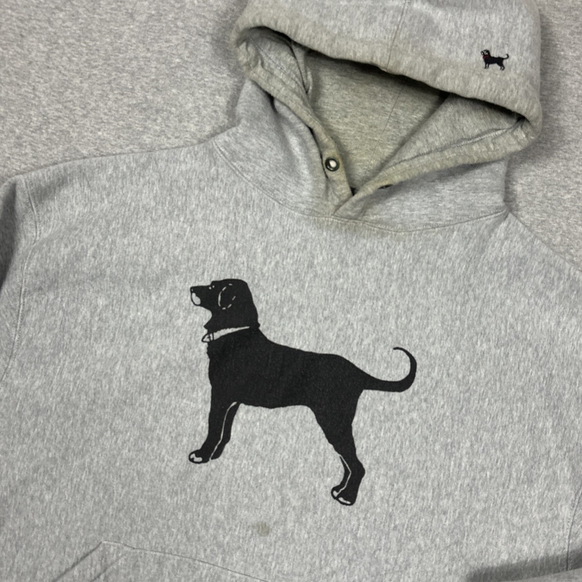 The Black Dog Hoodie Size Large Gray Marthas Vineyard Pullover