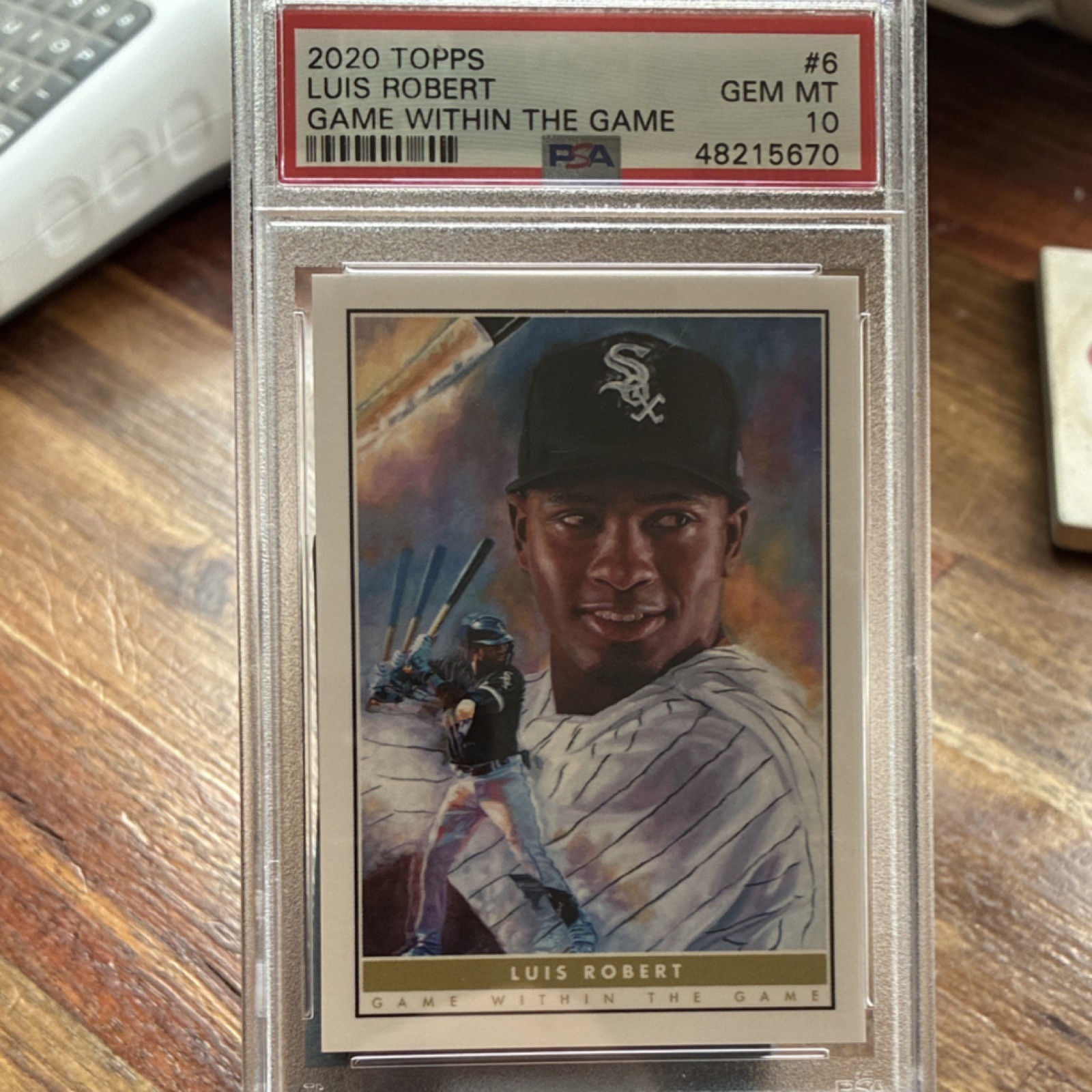 2020 Topps Game Within the Game Luis Robert Rookie #6 RC PSA 10 White Sox