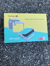 ViewSonic M1 Mini Portable LED Projector Lamp Free Pocket Cinema (VS18039)Tested