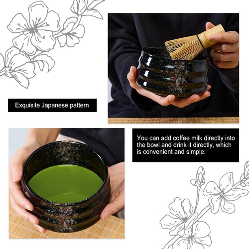 Matcha Tea Set,Matcha Making Kit (5pcs) Includes Matcha Bowl, Matcha Whisk an... - 第 5/7 張圖片