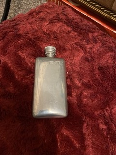 Hallmarked Silver Hip Flask
