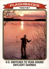 2023 Topps Heritage #NF-3 Daylight Savings Time News Flashbacks