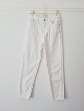 Calvin Klein White Straight Leg Jeans W 26 L 30/Spring Minimalist Capsule Piece