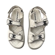Chanel Dad Leather Sandals