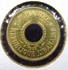 Lebanon 1 Piastre 1955 Unc Liban i3265 Money Coin