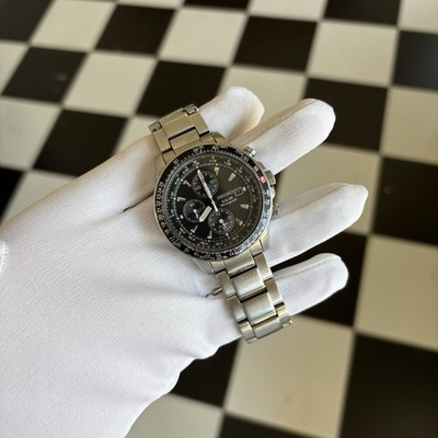 Seiko Solar Chronograph V172-0AC0 Wrist Watch | Needs Battery | eBay
